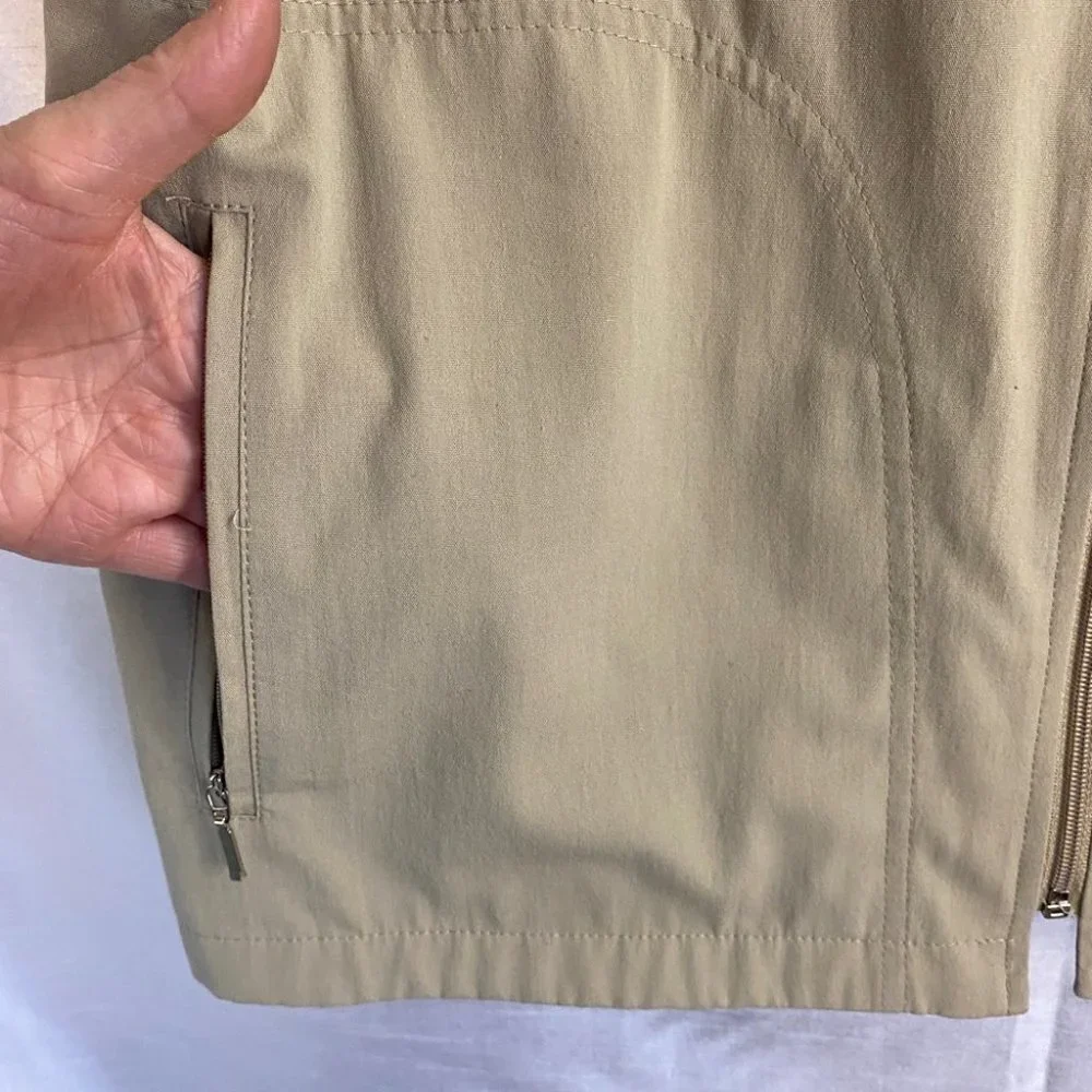 Vintage Beige Travel Wear by Glensport Hiking  Vest Ladies 14 - Picture 8 of 15